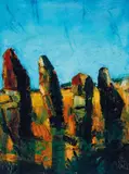 Pro Hart, Landscape 1995