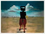 Sidney Nolan, Ned Kelly (Ned Kelly series) 1970-71, 1970-71, screenprint