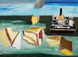 Ken Whisson, Faces and Boatshape 1974