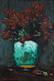 Untitled (Still Life) by Arthur Streeton, oil on canvas, sold Sep 2019