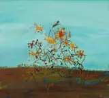 John Olsen, Evening with Passing Wildflowers 1981, 1981, oil on canvas