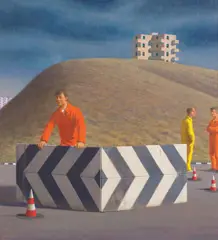 Jeffrey Smart, Near Pisa 1995, 1995, oil on canvas