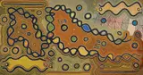 Judy Watson Napangardi, Women's Dreaming 1995, 1995, synthetic polymer paint on linen