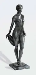 Phillip Piperides, Stepping Bather, bronze