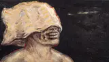 Peter Booth, Laughing Man with Bag on Head 1989-2002