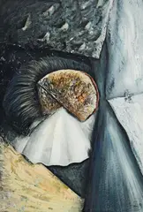 Susan Norrie, Hovering 1983, 1983, oil on board