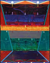 Southern Refraction 2012-13 by Michael Johnson, 2012-13, oil on linen, sold Sep 2019