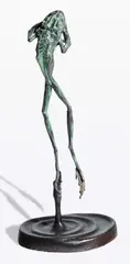 Frog 2005 by John Olsen, 2005, bronze, sold Sep 2019