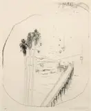 Brett Whiteley, Lavender Bay Wharf 1978, 1978, etching