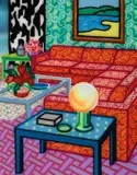 Howard Arkley, Deluxe Setting 1992, 1992, synthetic polymer paint on canvas