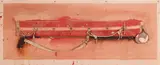 Tim Storrier, Baggage + Stick 1985, 1985, mixed media on paper