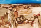 Jacqueline Hick, Breakaway Country, oil on board