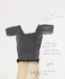 Untitled (Kelly Costume Design) c1956 by Sidney Nolan, c1956, oil on paper, sold Jun 2019