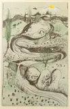 Spring at Oberon 1979 by Brett Whiteley, 1979, colour screenprint and collage, sold Jun 2019