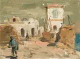 William Dargie, Bardia c1941, c1941, oil on board