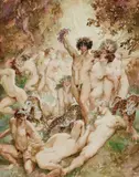 Norman Lindsay, Bacchanalian Scene 1941