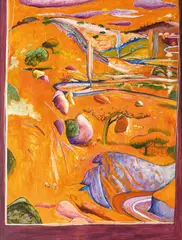 Brett Whiteley, The Paddock - Late Afternoon 1979, 1979, oil on canvas