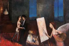Garry Shead, The Studio 2001, 2001, oil on canvas
