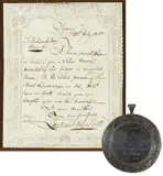 Grocott Art Award 1850, Grocott Art Award 1850, 1850, medal embossed verso with maker’s mark and date: NJ 1850