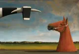 John Kelly, Two Heads 2000, 2000, oil on canvas