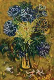 John Perceval, Vase and Flowers 1983