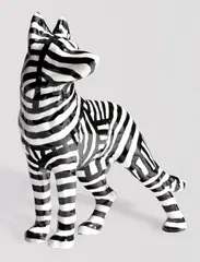 Danie Mellor, If Rousseau Had a Dog (Black) 2008, 2008, slipcast ceramic