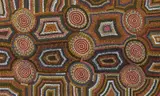 Untitled 1989 by Charlie Egalie Tjapaltjarri, 1989, synthetic polymer paint on canvas, sold Mar 2019
