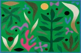 John Coburn, Spring (First Study for Tapestry) 1979, 1979, oil on paper on board