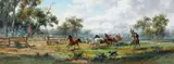 James Alfred Turner, Mustering the Horses c1885