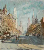 Dora Wilson, Collins Street, Melbourne