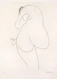 Brett Whiteley, Back View 1976, 1976, etching