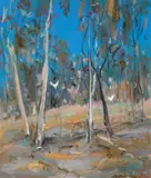 Arthur Boyd, Shoalhaven Bush Landscape, oil on canvas