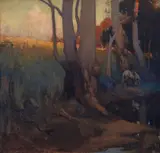 George Washington Lambert, Landscape 1900
