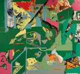 Gareth Laurence Sansom, Untitled 1974-75, 1974-75, mixed media on canvas