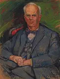 Roy De Maistre, Portrait of Oswald Falk c1958
