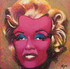 Dennis Ropar, Marilyn (Pink), synthetic polymer paint on canvas