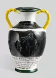 Noel McKenna, McGrath-Sarwan Spat 2003, 2003, ceramic vase