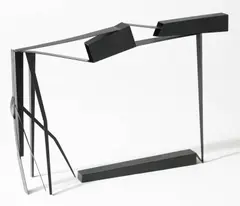 Mari Funaki, Container 1997, 1997, heat-coloured mild steel