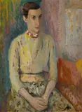 Justin O'Brien, The First Mrs Kmitt c1950, c1950, oil on board
