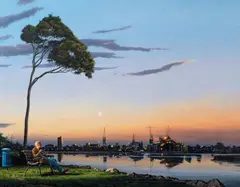 Peter Smets, Midsummer Solstice, oil on canvas