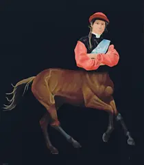 Ivan Durrant, Centaur 1973, 1973, oil on board