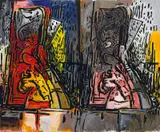 John Walker, Untitled 1986, 1986, synthetic polymer paint on paper