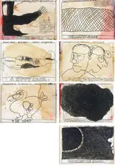 Robert MacPherson, 555 Frog Poems by Robert Pene 1990-2006, 1990-2006, mixed media on paper (7)