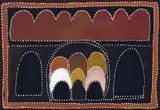 Queenie Mckenzie Nakarra, Lissadel Station near Old Texas Downs 1996, 1996, synthetic polymer paint on canvas