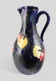 Arthur Boyd, Glazed Jug - Navy, Black, Red & Yellow c1950