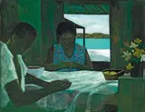Island Grace by Ray Crooke, oil on canvas on board, sold Aug 2018