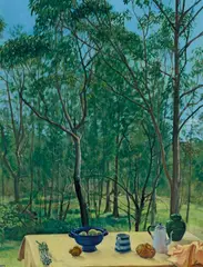 Brian Dunlop, Still Life Alfresco, oil on linen