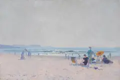 Elioth Gruner, On the Sands 1920, 1920, oil on canvas