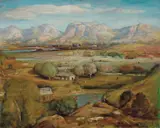 Lloyd Rees, Illawarra Pastoral 1957, 1957, oil on canvas