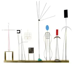 Peter D. Cole, Landscape - Procession 1996, 1996, painted steel, brass, copper and aluminium